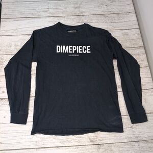 Dimepiece Black Long Sleeve T Shirt Size One Size